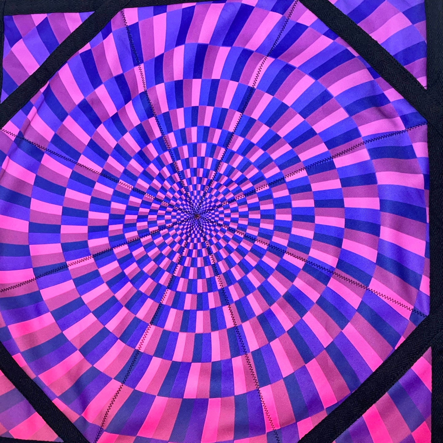 Flowstar Beginners Flow Star Spinning Cloth Easy to Rotate Sided Print Double Stitched Flow Toy Dapo Star Purple (R01-Style1)