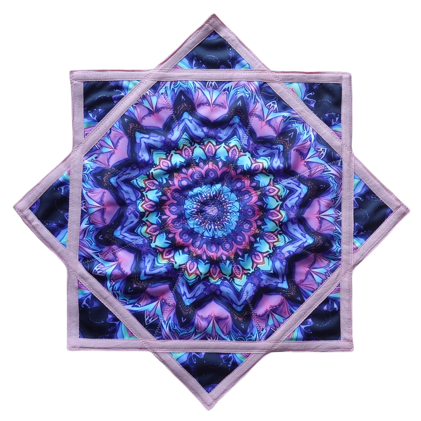 FlowStar (UV Reactive) Beginners Cloth Spinning Easy to Rotate Juggling and Skill Toy Fingertip Rotating Flow Toy Dapo Star(R05-style3)