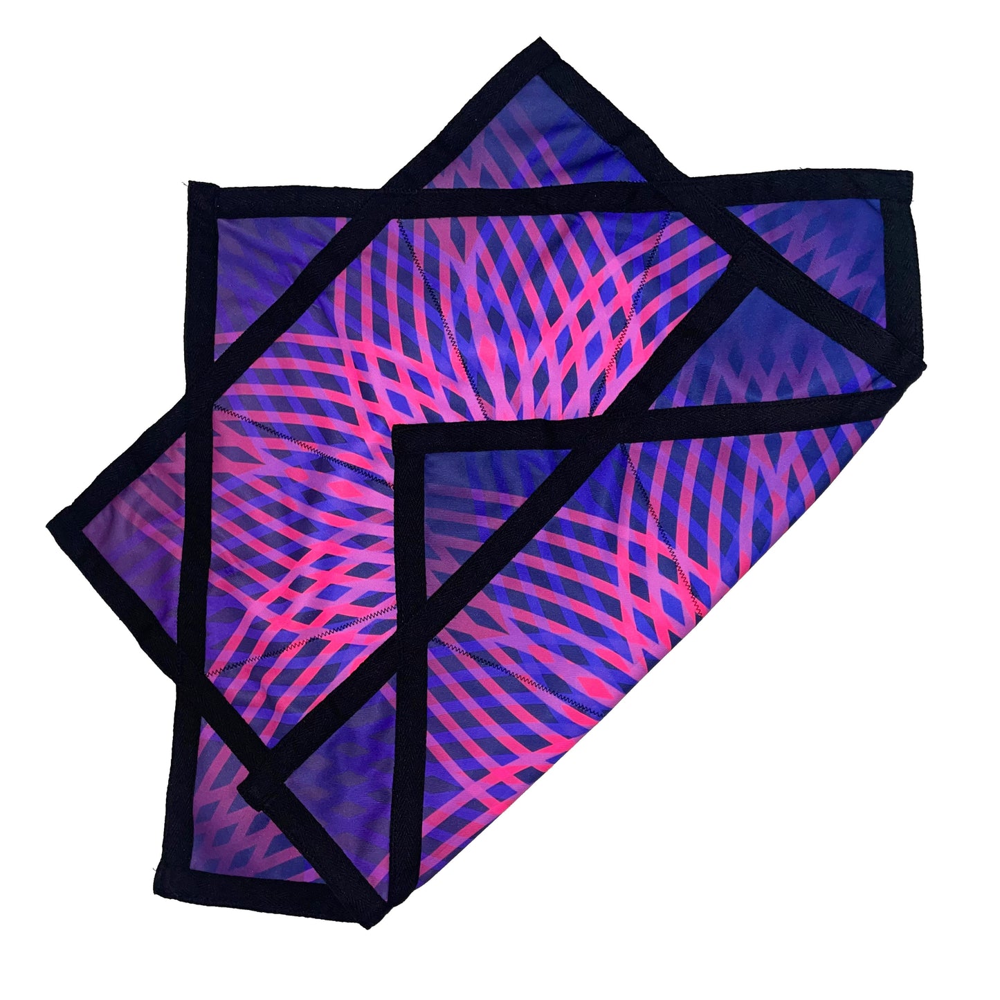 Flowstar Beginners Flow Star Spinning Cloth Easy to Rotate Sided Print Juggling and Skill Toy Fingertip Rotating Flow Toy Dapo Star (Style-5)