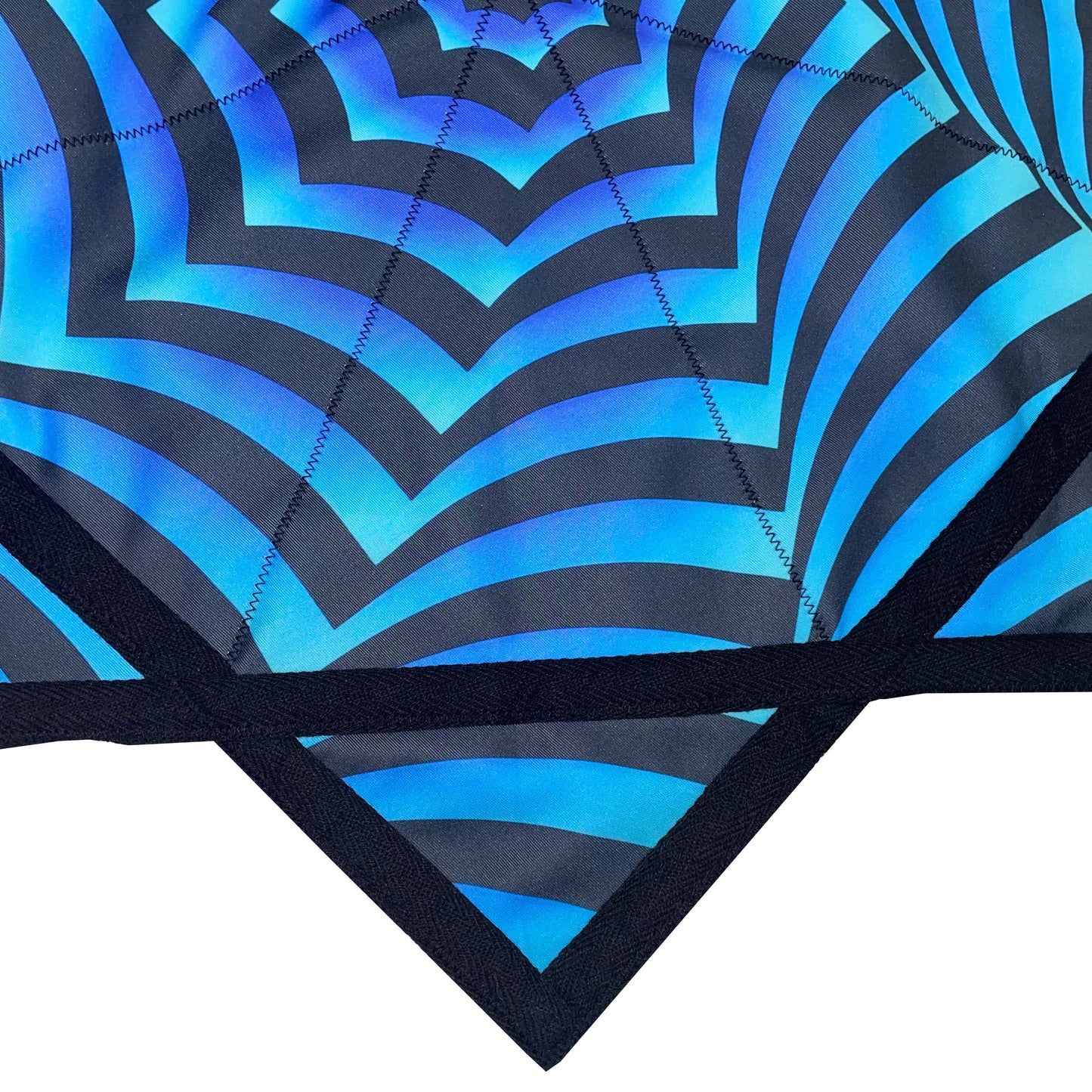 FlowStar Beginners Flow star Spinning Cloth Easy to Rotate Sided Print Juggling and Skill Toy Fingertip Rotating Flow Toy Dapo Star Blue Sea (Style-11)