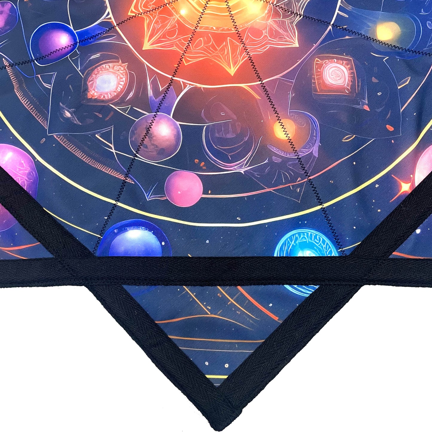 Flowstar Flow Toy Flow Star Beginners Spinning Cloth Easy to Rotate Sided Print Double Stitched Dapo Star Planet Meditation (Style-16)