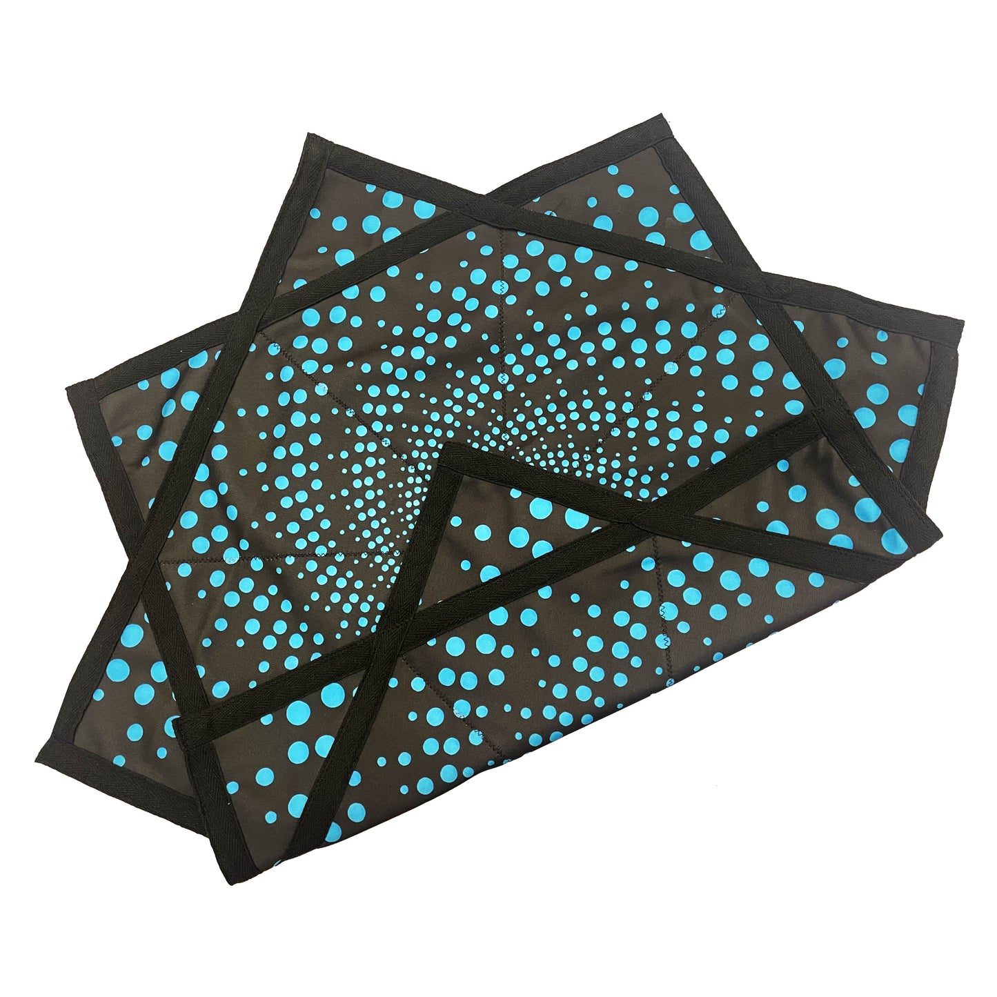 Flowstar Beginners Spinning Cloth Flow Star Juggling and Skill Toy Fingertip Rotating Flow Toy Dapo Star Blue (R01-Style2)