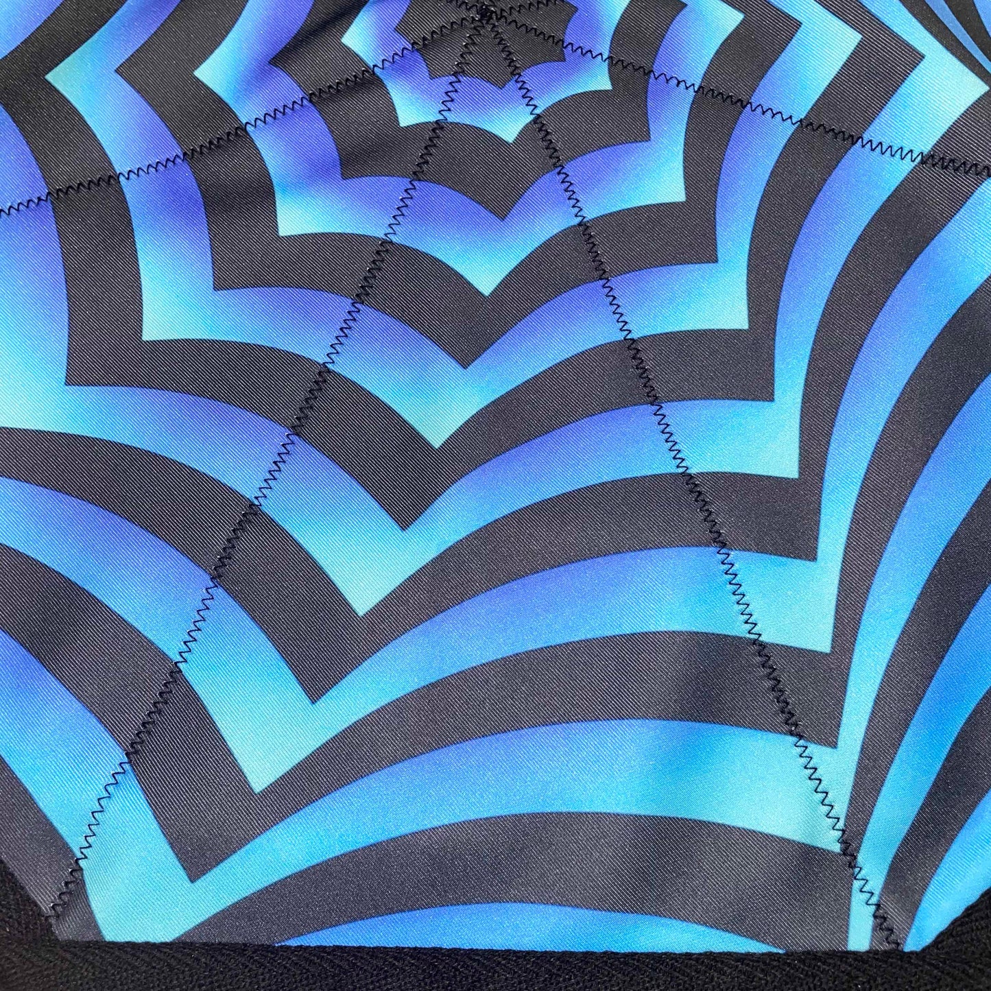 FlowStar Beginners Flow star Spinning Cloth Easy to Rotate Sided Print Juggling and Skill Toy Fingertip Rotating Flow Toy Dapo Star Blue Sea (Style-11)