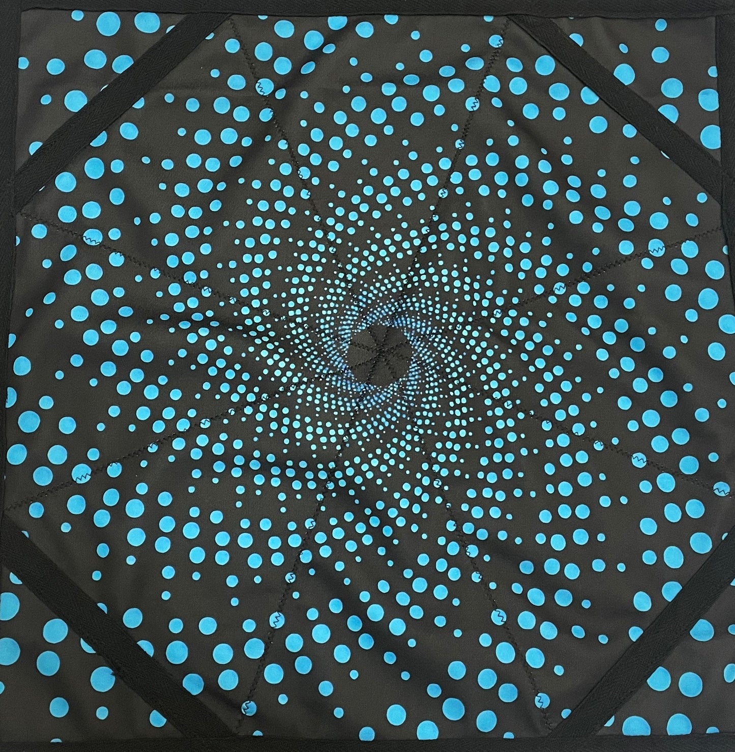 Flowstar Beginners Spinning Cloth Flow Star Juggling and Skill Toy Fingertip Rotating Flow Toy Dapo Star Blue (R01-Style2)