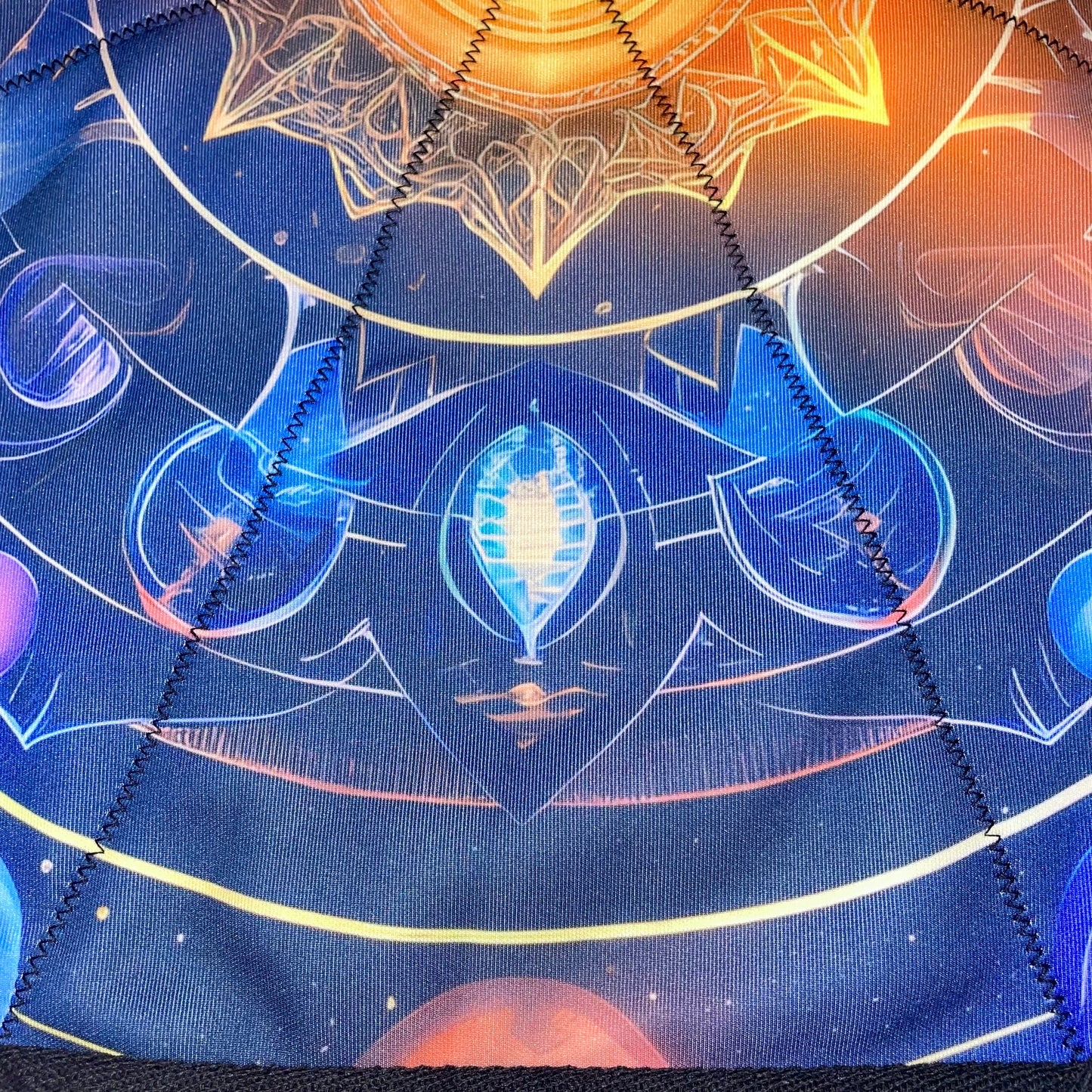 Flowstar Flow Toy Flow Star Beginners Spinning Cloth Easy to Rotate Sided Print Double Stitched Dapo Star Planet Meditation (Style-16)