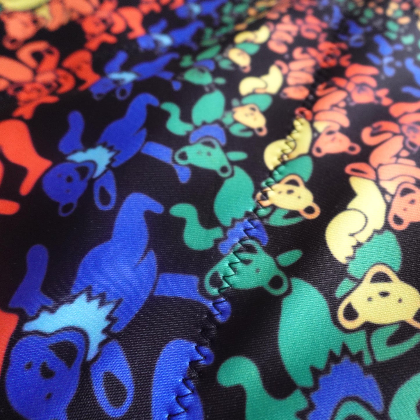 Flowstar UV reaction Flow Star Spinning Cloth Easy to Rotate  ingertip Rotating Flow Toy Juggling Toy Dapo Star (Colorful Bear)