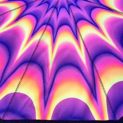 Flowstar Beginners Flow Star Easy to Rotate Sided Print Double Stitched Flow Toy Fingertip Rotating Flow Toy (Style-12)