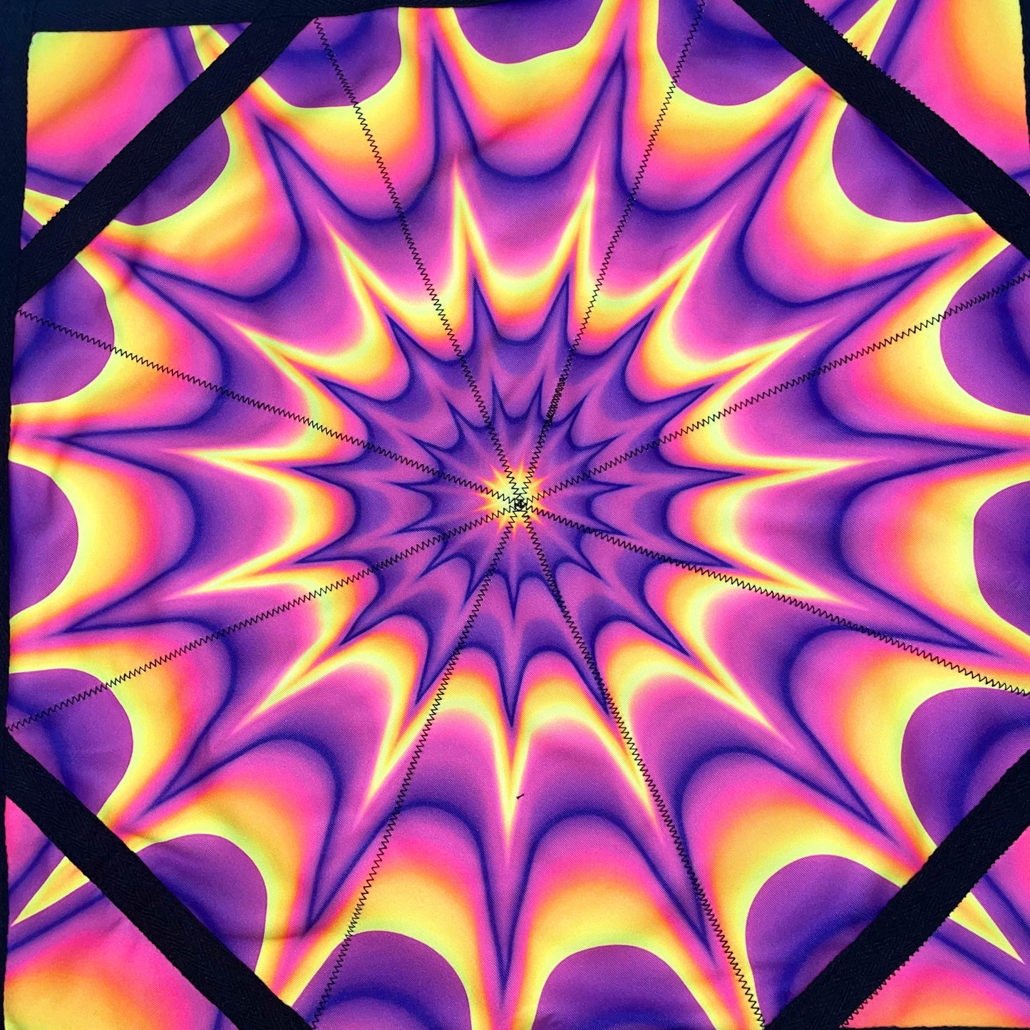 Flowstar Beginners Flow Star Easy to Rotate Sided Print Double Stitched Flow Toy Fingertip Rotating Flow Toy (Style-12)