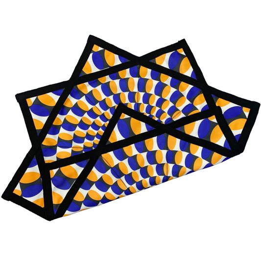 Flowstar Beginners Flow Star Spinning Cloth Easy to Rotate Sided Print Double Stitched Flow Toy Fingertip Rotating Flow Toy Dapo Star (Style-4)