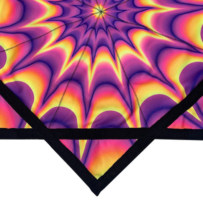 Flowstar Beginners Flow Star Easy to Rotate Sided Print Double Stitched Flow Toy Fingertip Rotating Flow Toy (Style-12)