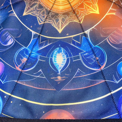 Flowstar Flow Toy Flow Star Beginners Spinning Cloth Easy to Rotate Sided Print Double Stitched Dapo Star Planet Meditation (Style-16)