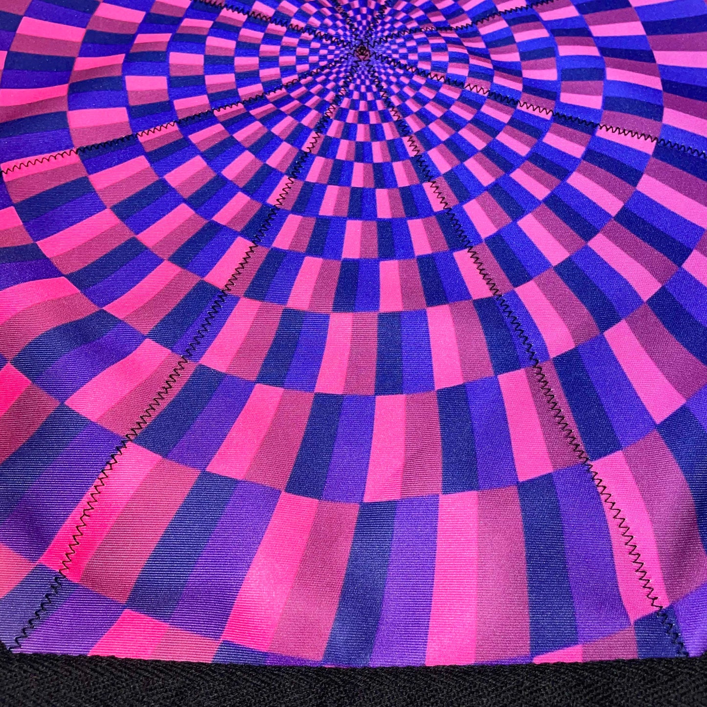 Flowstar Beginners Flow Star Spinning Cloth Easy to Rotate Sided Print Double Stitched Flow Toy Dapo Star Purple (R01-Style1)