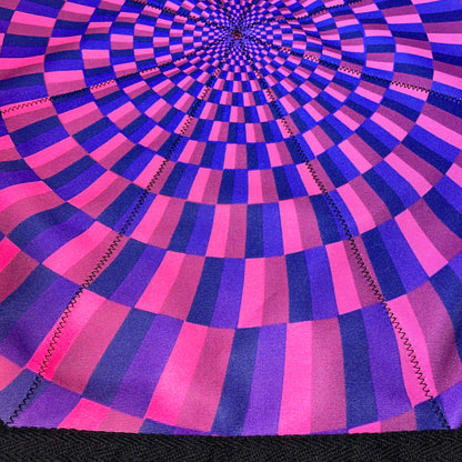 Flowstar Beginners Flow Star Spinning Cloth Easy to Rotate Sided Print Double Stitched Flow Toy Dapo Star Purple (R01-Style1)