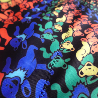 Flowstar UV reaction Flow Star Spinning Cloth Easy to Rotate  ingertip Rotating Flow Toy Juggling Toy Dapo Star (Colorful Bear)